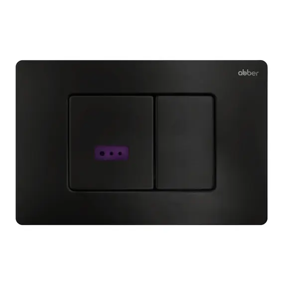 Кнопка смыва сенсорная ABBER AC0122SMB черная матовая