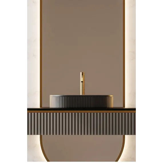 Раковина накладная ABBER Bequem AC2116MB черная матовая