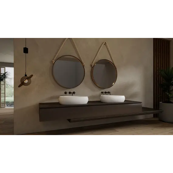 Раковина накладная ABBER Stein AS2632 белая матовая