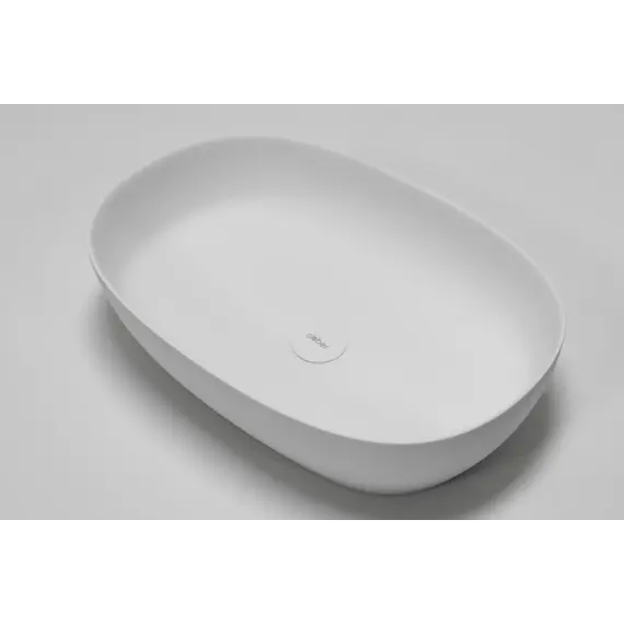 Раковина накладная ABBER Stein AS2633 белая матовая