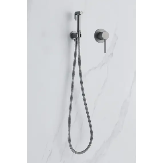 Смеситель ABBER Emotion AF8825NG с гигиеническим душем, никель