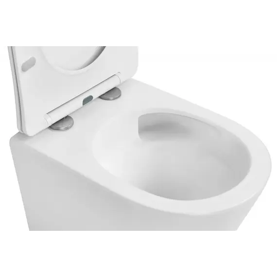 Унитаз ABBER Bequem AC1102TMW подвесной белый матовый, безободковый, смыв торнадо