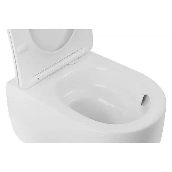 Унитаз ABBER Bequem AC1104TN подвесной белый, безободковый, смыв торнадо