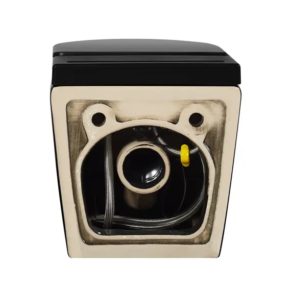 Унитаз ABBER Bequem AC1108PMB подвесной черный матовый с импульсным смывом