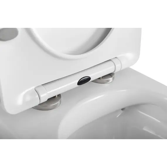 Унитаз подвесной безободковый с сиденьем BelBagno UNO 2.0 BB7306CHR/SC