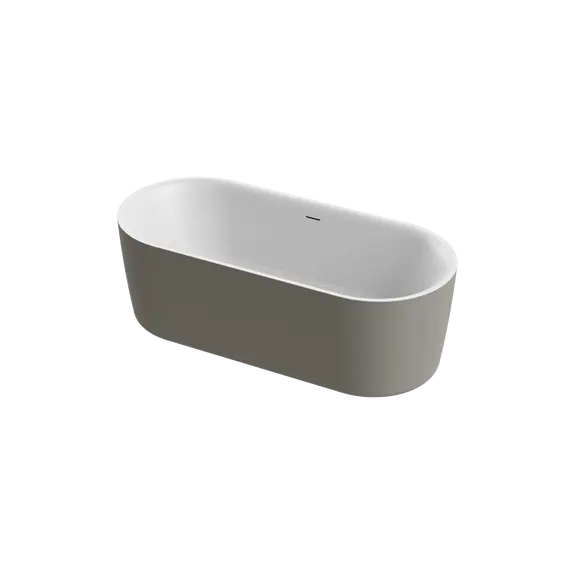 Акриловая ванна CEZARES METAURO-INT-Central-180-80-60-G-W-MATT