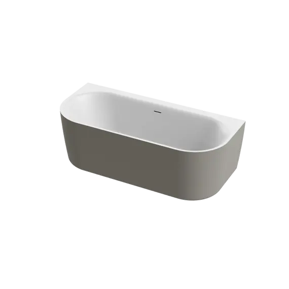 Акриловая ванна CEZARES METAURO-INT-Wall-180-80-60-G-W-MATT