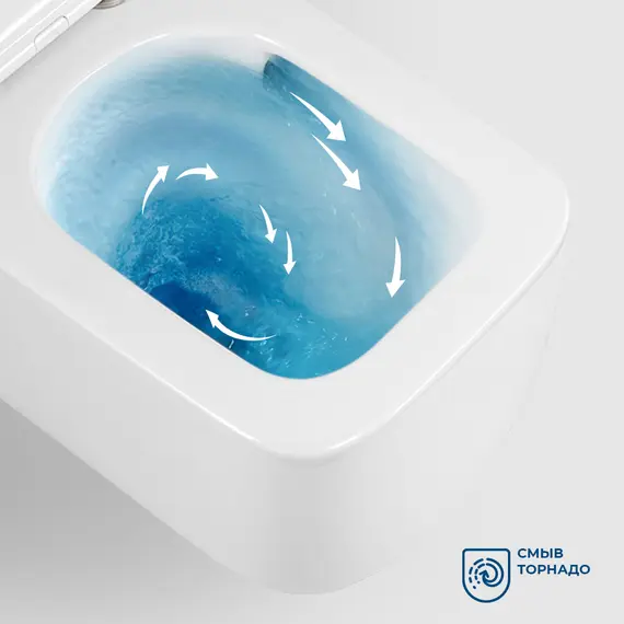 Унитаз подвесной безободковый с сиденьем BelBagno LUCE BB076CH-TOR/SC