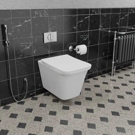 Унитаз подвесной CeramaLux 2622E безободковый