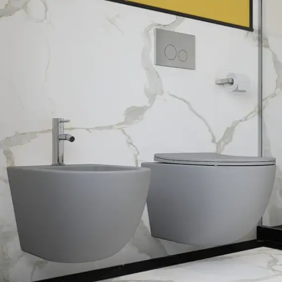 Кнопка для инсталляции ACWEN серая матовая (Matt Grey)