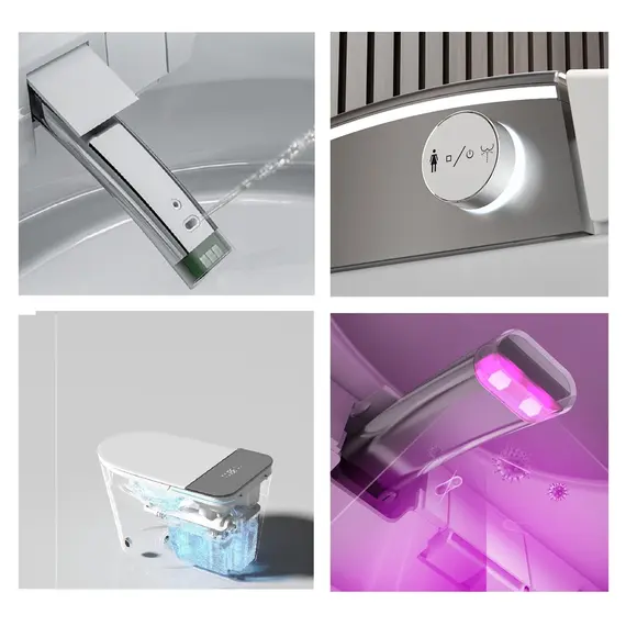 Унитаз Ceruttispa CT10617  ESTER Smart напольный с дистанционным управлением