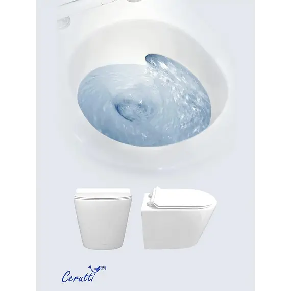 Унитаз  Ceruttispa LUIGI Aria CT11101 Tornado подвесной безободковый со смывом торнадо