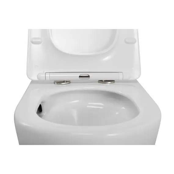 Унитаз подвесной Cezares безободковый с сиденьем и смывом TORNADO STREAM