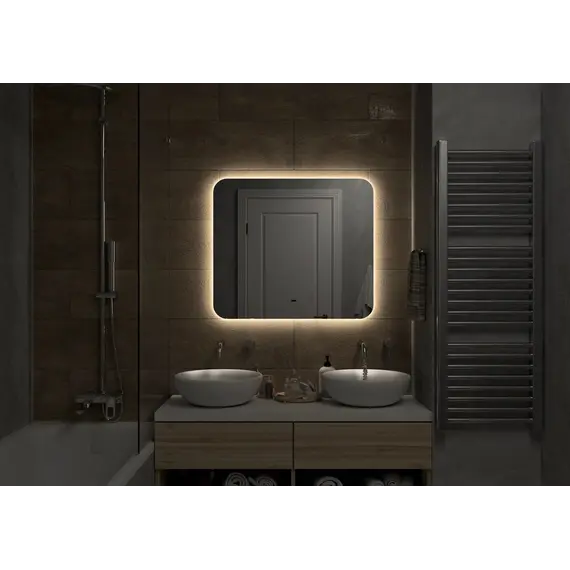 Зеркало ACWEN "Burzhe Led" с бесконт.сенсором, комб.подсветка