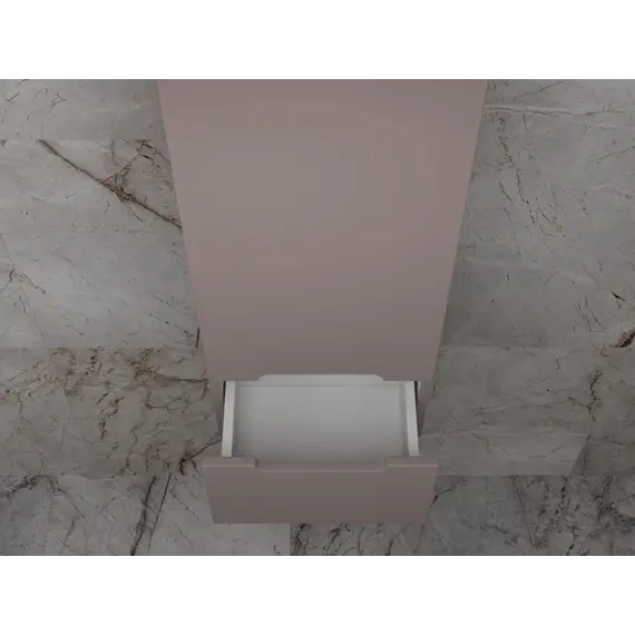 Колонна подвесная Style Line "Матис" 36 см, 1 ящик, тауп темный, plus, эмаль