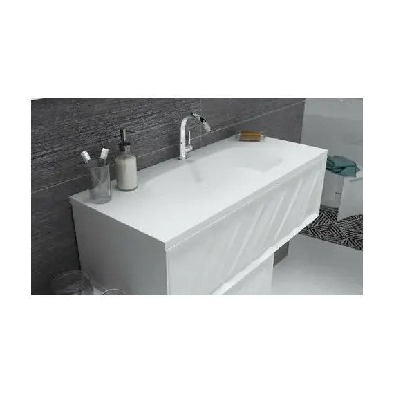 Тумба подвесная с раковиной 1Marka  Glace