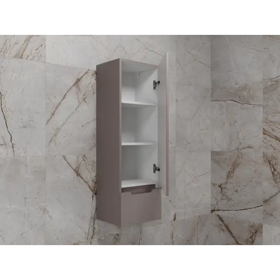 Колонна подвесная Style Line "Матис" 36 см, 1 ящик, тауп темный, plus, эмаль