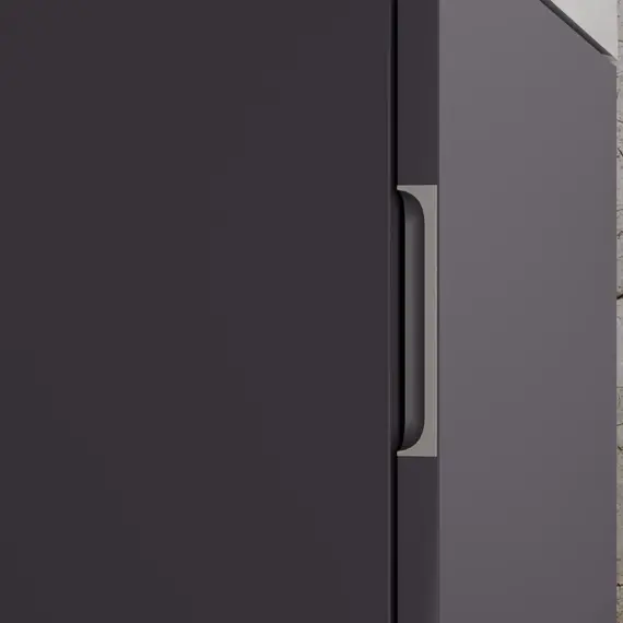 Тумба напольная "МОНО 50" с раковиной ASTI 50, графит нубук