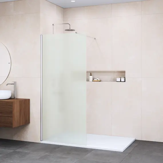 Перегородка для душа RGW WA-010 матовое/хром