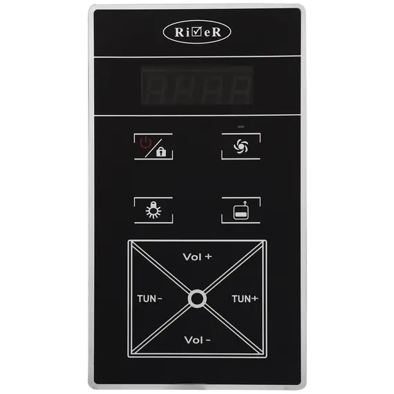 Душевая кабина River DUNAY TH /R  120х90 тонированное/высокий поддон(44см)