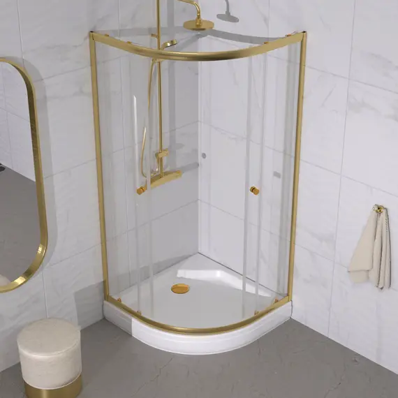 Душевое ограждение  Triton «АЛЬФА-ГОЛД» (низкий поддон)