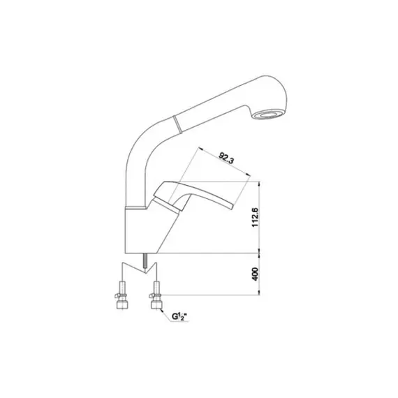 Смеситель для кухни Timo Standard 1936FL