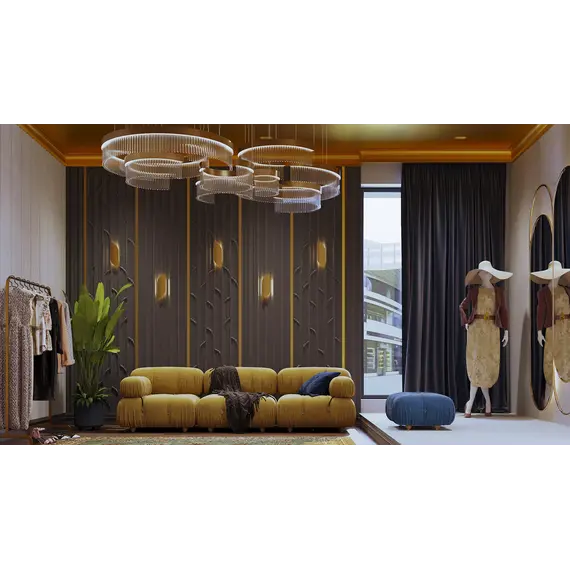 Панель гипсовая 3D ARTPOLE PALMETTE 1 + ( LED )