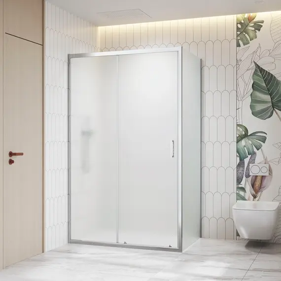 Душевой уголок RGW CL-133 (CL-13 + Z-03) рифленое/хром