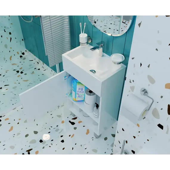 Тумба напольная с раковиной 1Marka July