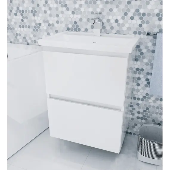 Тумба подвесная с раковиной 1Marka Aris