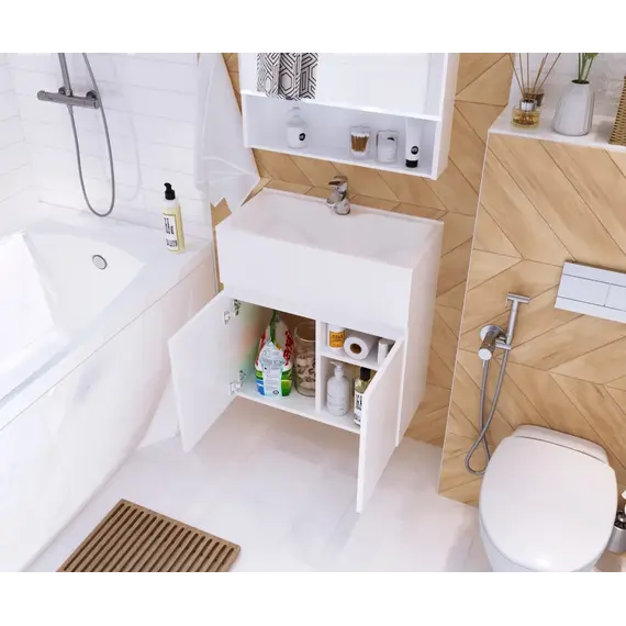 Тумба подвесная с раковиной 1Marka Mira