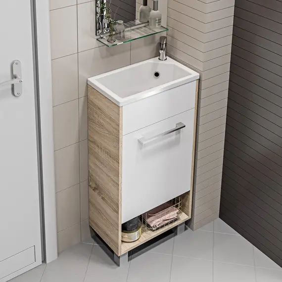 Тумба напольная с раковиной 1Marka Lira