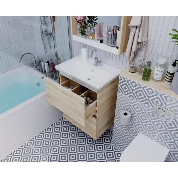 Тумба подвесная с раковиной 1Marka Aris