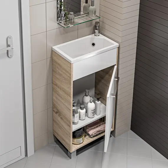 Тумба напольная с раковиной 1Marka Lira