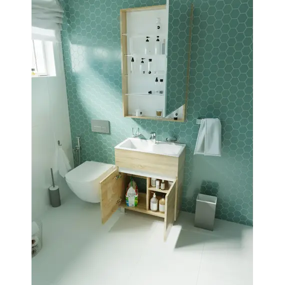 Тумба напольная с раковиной 1Marka Mira