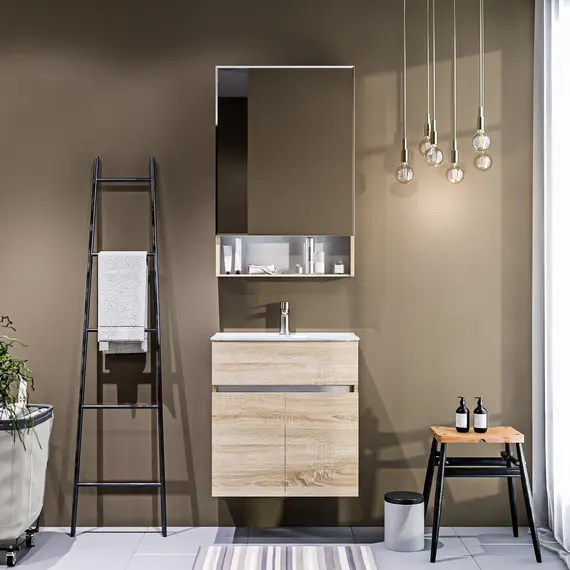 Тумба подвесная с раковиной 1Marka Mira