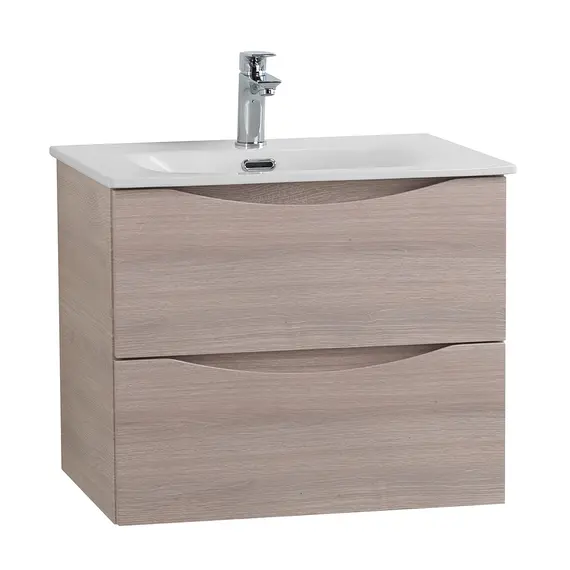 Тумба с раковиной подвесная BelBagno MARINO-CER-N Rovere Grigio