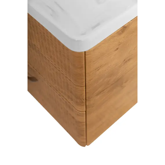 Тумба с раковиной подвесная BelBagno DUE Rovere Nature