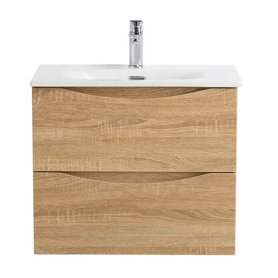 Тумба с раковиной подвесная BelBagno MARINO-CER-N  Rovere Bianco