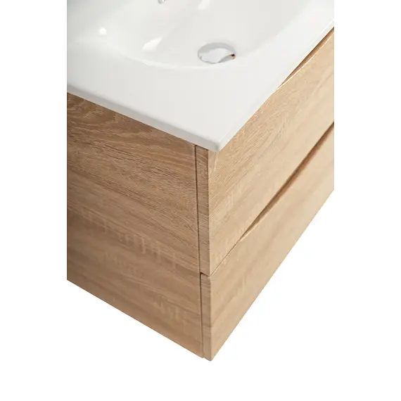 Тумба с раковиной подвесная BelBagno MARINO-CER-N  Rovere Bianco