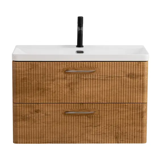 Тумба с раковиной подвесная BelBagno DUE Rovere Nature