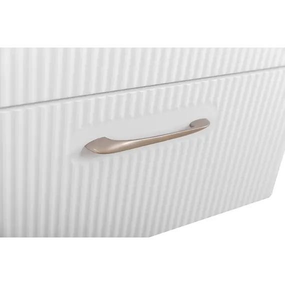 Тумба с раковиной подвесная BelBagno DUE Белый металлик