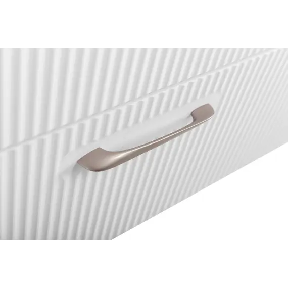 Тумба с раковиной подвесная BelBagno DUE Белый металлик