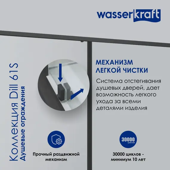 Душевой уголок WasserKRAFT Dill