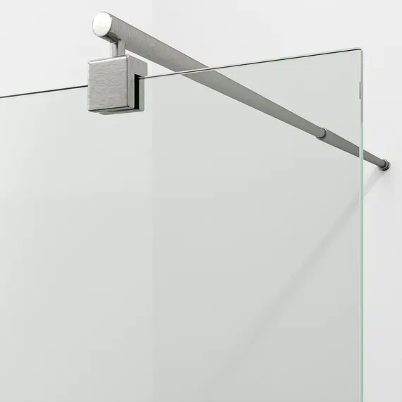 Душевая перегородка WasserKRAFT Rur 30W BN прозрачное/никель