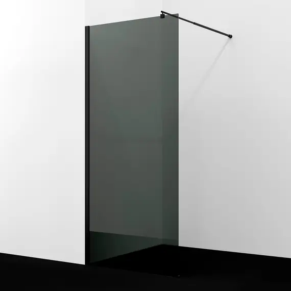 Душевая перегородка WasserKRAFT Rur 30W MB-TG тонирован/черный