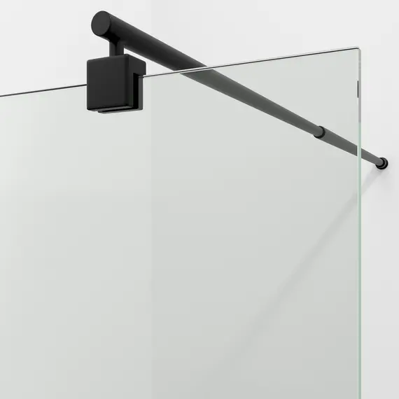 Душевая перегородка WasserKRAFT Rur 30W MB  прозрачное/черный