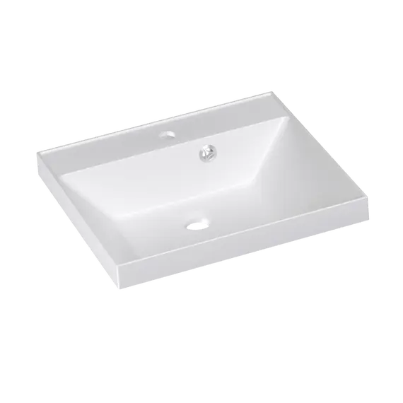 Тумба напольная "БАТЛЕР" (1 ящ.) с раковиной ASTI 50 Люкс антискрейтч серый PLUS