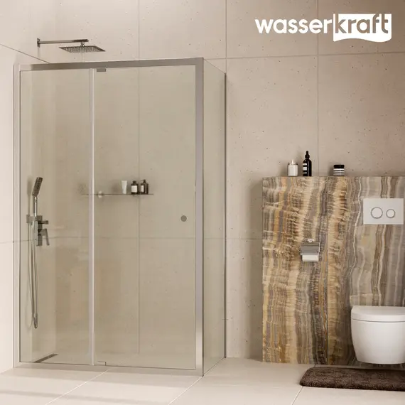 Душевой уголок WasserKRAFT  Aula 11P  прозрачное/хром