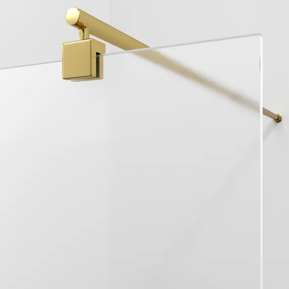 Душевая перегородка WasserKRAFT Rur 30W PG-MG  матовое/глянц.золото